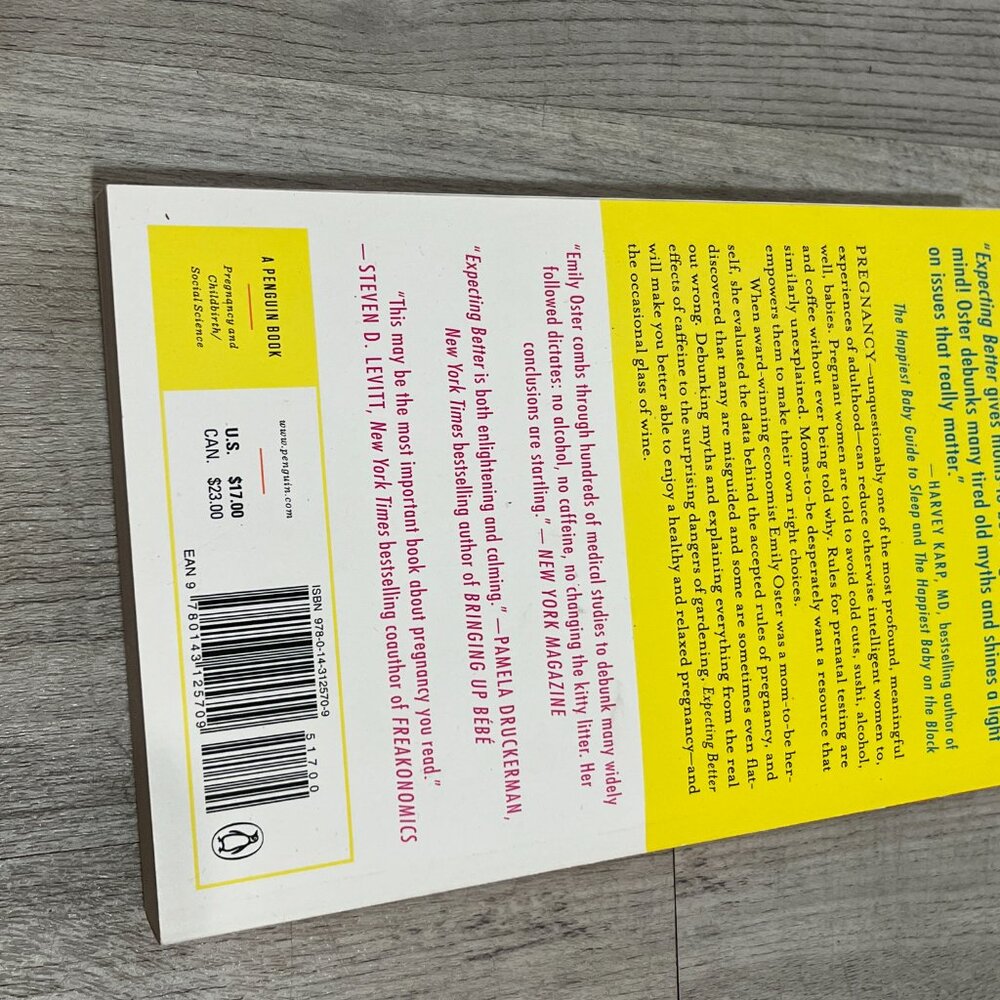 Expecting Better Book - Picture 3 of 3